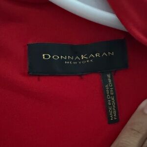 Donna Karan Vibrant Red Mini Dress